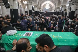 مراسم تشییع پیکر مطهر آیت‌الله امامی کاشانی