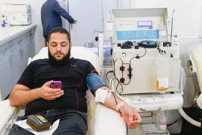 اهدا خون در روز عاشورا