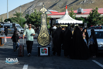 In Photos: Iranian Arbaeen Pilgrims Return via Tamerchin Border Crossing