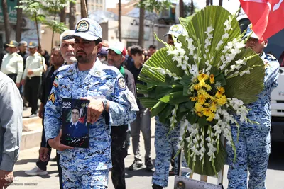 تشییع پیکر شهید علیرضا بالیده