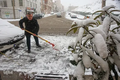 هوای برفی تهران