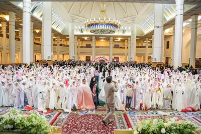 جشن دختران روزه‌ اولی در حرم مطهر حضرت شاهچراغ(ع)