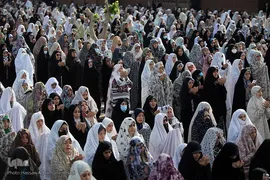 نماز عید سعید فطر در جوار حرم مطهر حضرت عبدالعظیم حسنی علیه‌السلام