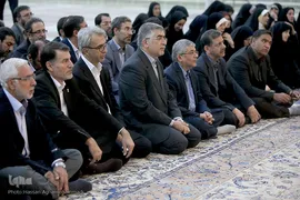  مراسم تجدید میثاق اعضای جهادگران دانشگاهی با آرمان‌های امام خمینی(ره)