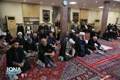 عزاداری روز شهادت امام رضا در دفتر مراجع