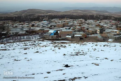 برف و یخبندان روستای «کردلر» در اهر