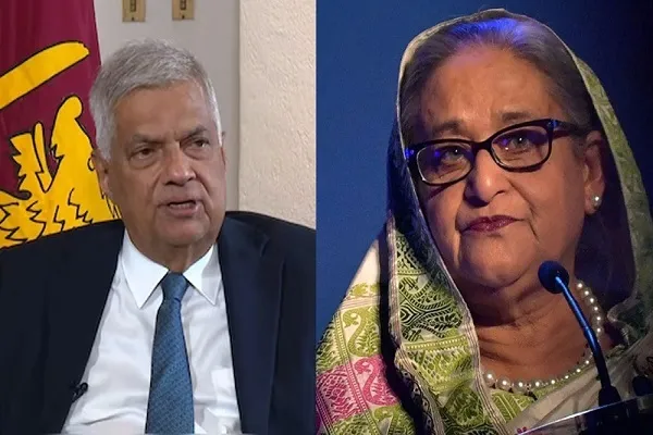 শেখ হাসিনাকে ভারতেই রাখার পরামর্শ রনিল বিক্রমাসিংহের
