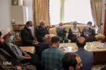 دیدار نماینده ولی فقیه در استان فارس در خانواده شهید خادم صادق‎‎