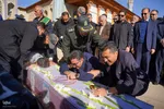 تشییع پیکر مطهر سرهنگ شهید احسان بخشنده در شیراز