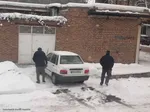 طبیعت برفی مناطق شهری و روستایی اهر
