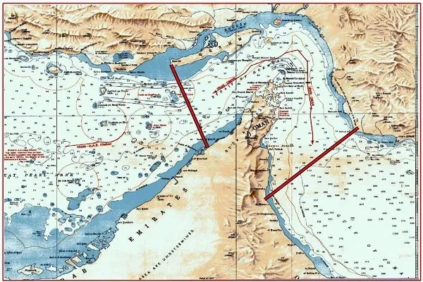 محدوده جدید تنگه هرمز اعلام شد