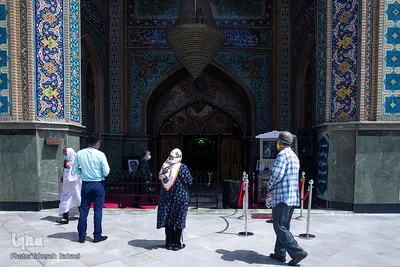 مراسم ترتیل خوانی قرآن در امامزاده صالح