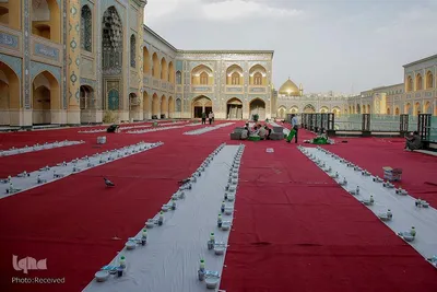 افطار حرم امام علی
