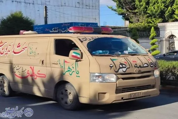 تشییع پیکر مطهر شهید گمنام با حضور پرشور مردم در بابلسر