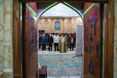 مراسم تحویل سال نو در آستان مقدس سید حمزه(ع) تبریز