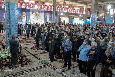 چهلمین روز درگذشت آیت‌الله فقیه در نی ریز فارس‎‎