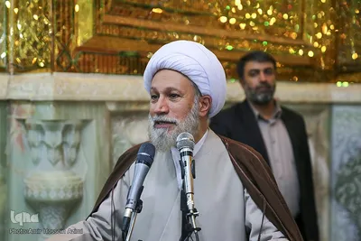رونمایی از سنگ مزار حرم مطهر سید علاالدین حسین (ع)