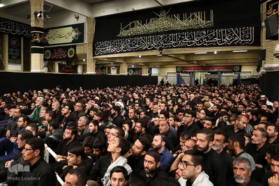 اولین شب مراسم عزاداری حضرت اباعبدالله الحسین(ع) در حسینیه امام خمینی(ره)