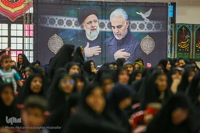 سوگواره هفتمین روز شهادت رئیس‌جمهور در اصفهان
