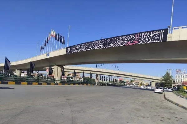 شهر کرمان سیاه‌پوش شد + عکس