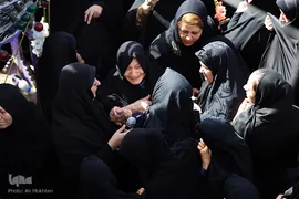 تشییع پیکر شهید مدافع حرم سجاد زبرجدی در محله خانی ابادنو