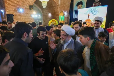 مراسم معنوی اعتکاف در مسجد جامع تبریز