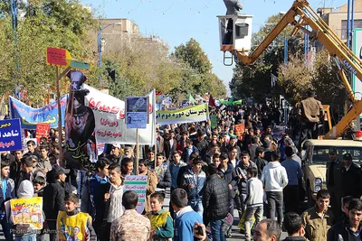 راهپیمایی گسترده روز ۱۳ آبان ـ ارومیه