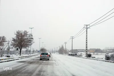 بارش برف در شهرستان اهر