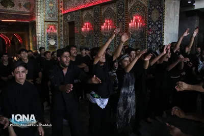 حضور دسته جات عزاداری در بین الحرمین در آستانه اربعین حسینی