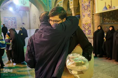 مراسم خداحافظی معتکفین