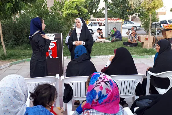 تریبون آزاد از حجاب در جمع دخترانه اهالی قرچک