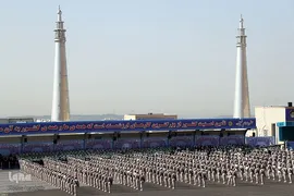 حضور رهبر معظم انقلاب در مراسم دانش‌آموختگی،دانشجویان دانشگاه علوم انتظامی