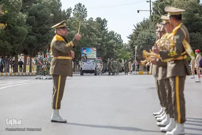 مراسم گرامیداشت روز ارتش در قزوین‎‎