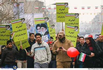 راهپیمایی یوم الله ۲۲ بهمن در تهران 

