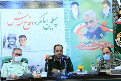 نشست خبری مشترک فرمانده سپاه الغدیر و فرمانده ناجا در استان یزد
