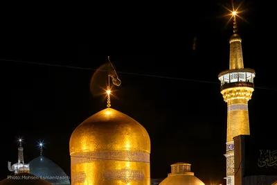 مراسم خطبه خوانی شب شهادت امام رضا(ع) در حرم رضوی‎
