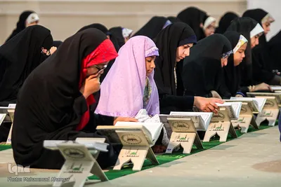 جزءخوانی قرآن کریم در مسجد جامع خرمشهر 