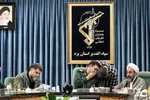 نشست خبری سردار زارع کمالی فرمانده سپاه الغدیر استان یزد‎‎