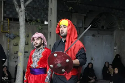 مراسم تعزیه خوانی ویژه ایام اربعین با حضور اقشار مختلف مردم در ملایر برگزار شد