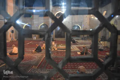 مراسم احیاء شب نوزدهم رمضان - مسجد جامع سمنان