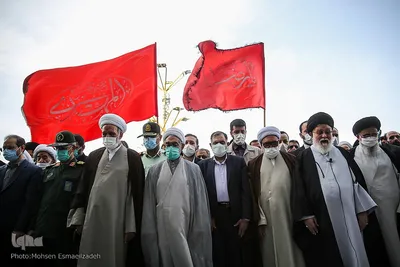 تشییع پیکر شهید حجت الاسلام محمد اصلانی در حرم مطهر رضوی
