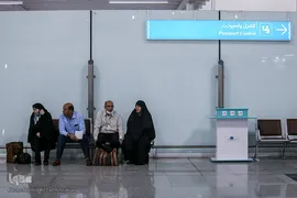 مراسم بدرقه اولین کاروان حجاج ایرانی