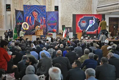 مراسم چهلمین روز شهادت قائد شهید امت در حرم شاهچراغ(ع)