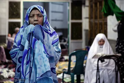 مراسم اعتکاف بانوان در مسجد باغستانی
