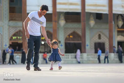 حضور کودکان در حرم شاهچراغ (ع)