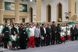 دیدار اعضای کاروان‌های اعزامی ایران به بازی‌های المپیک و پارالمپیک ۲۰۲۴ پاریس