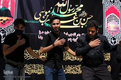 مراسم عزاداری ۲۸ صفر، سالروز وفات پیامبر گرامی اسلام (ص) و امام حسن مجتبی(ع) در مشهد
