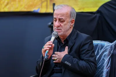 مراسم عزاداری حسینی در سنگ فرش مصلای تبریز