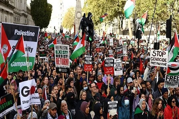 پیش‌بینی برگزاری بزرگترین تظاهرات در لندن برای حمایت از فلسطین