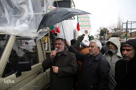 کاروان قرآنی انقلاب در راهپیمایی یوم الله 22بهمن شاهرود